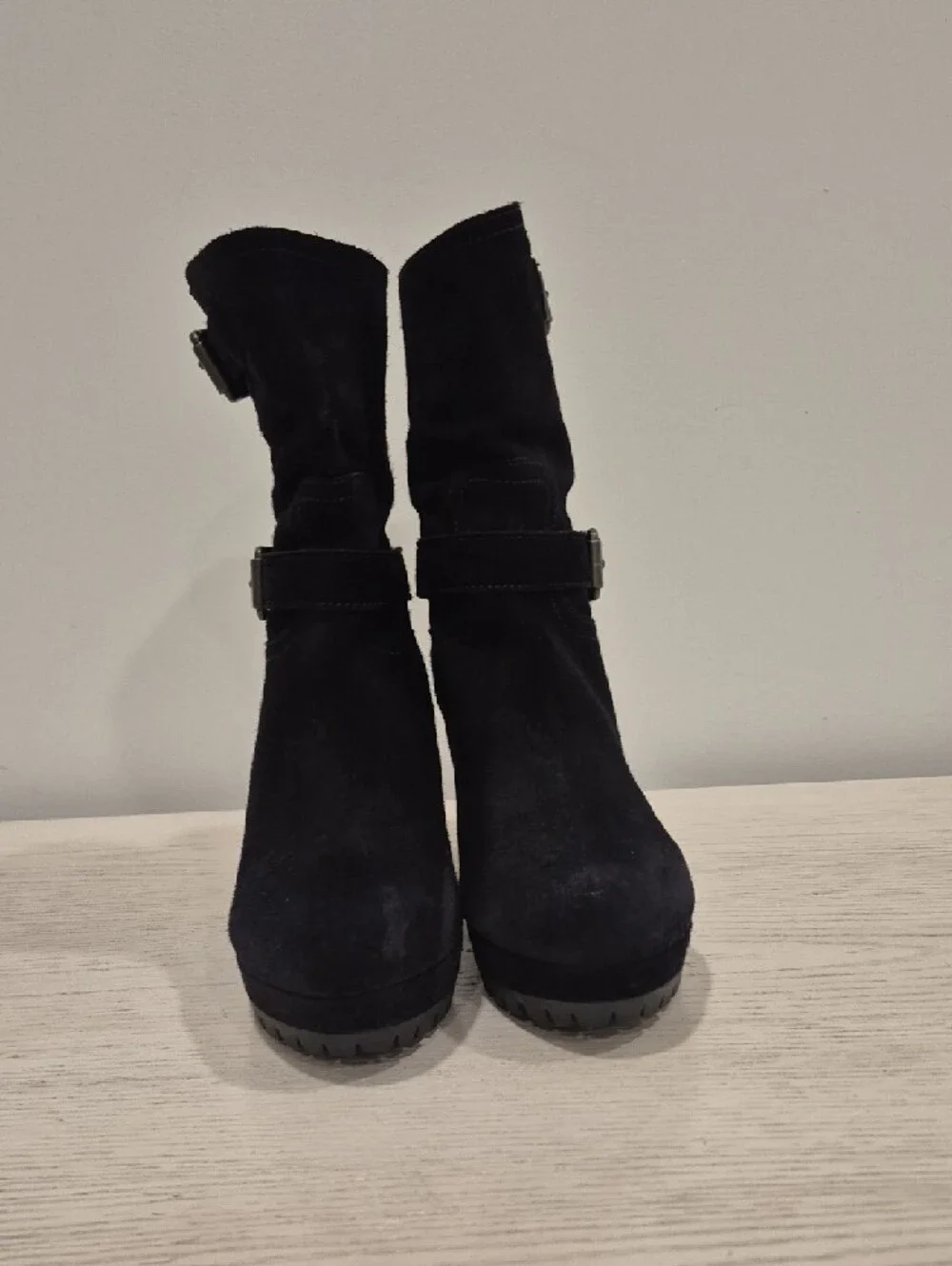 Prada wedge ankle